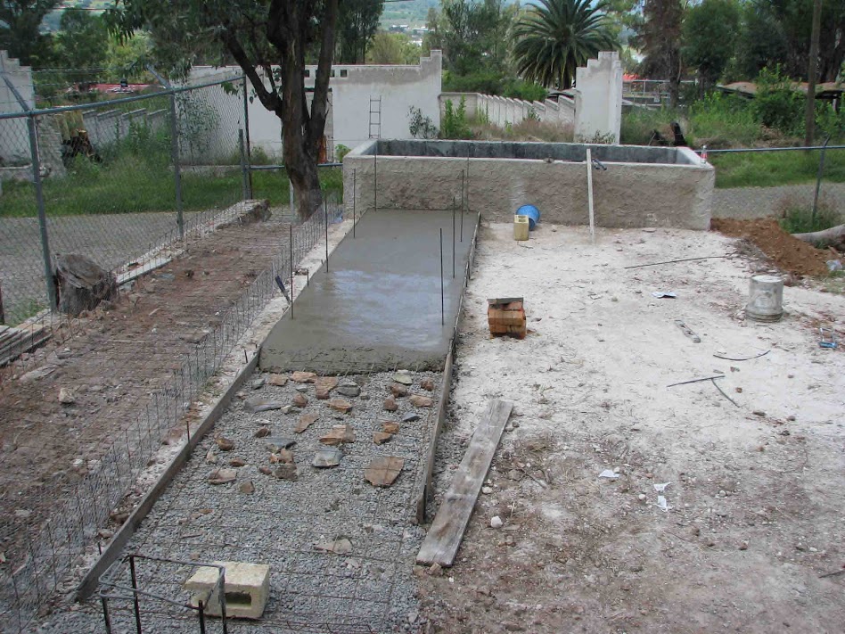 foundation of the aquaponic system