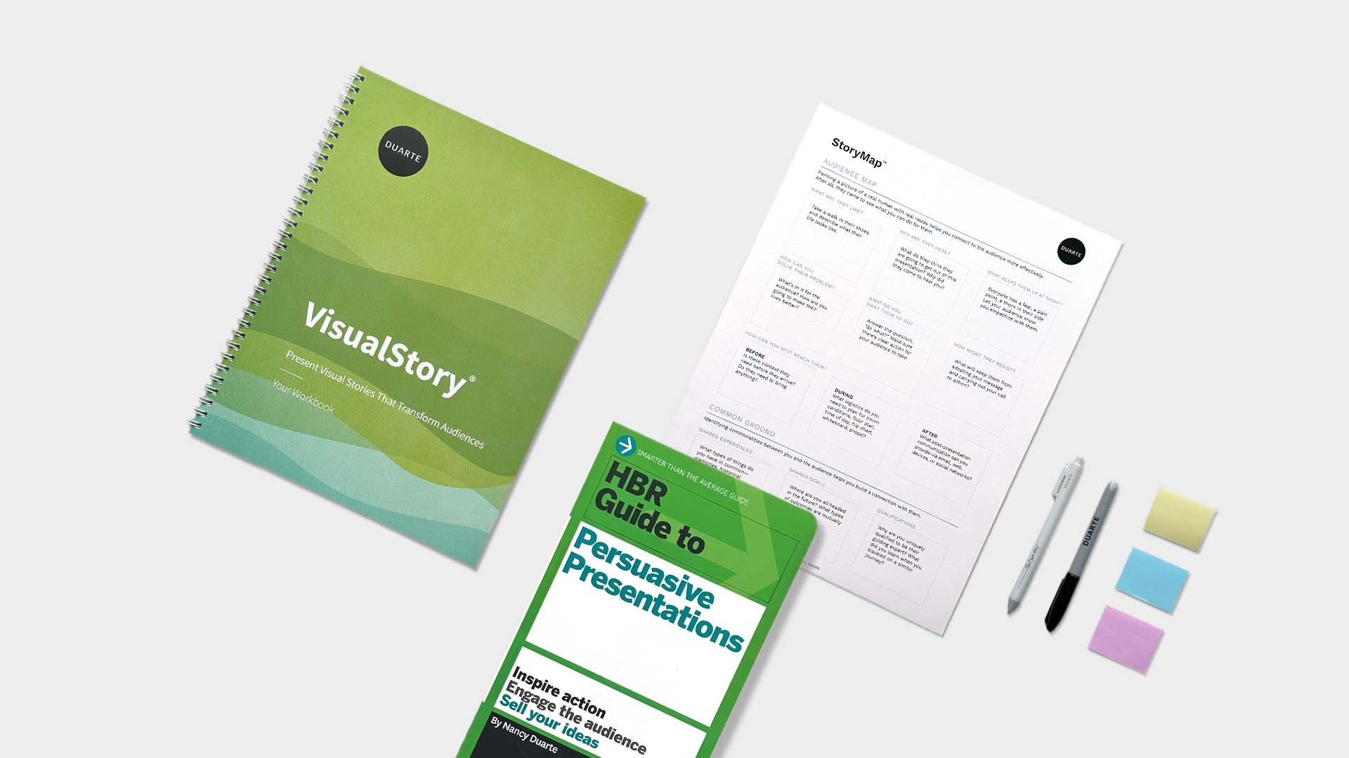 Image of Duarte Visual Story course materials